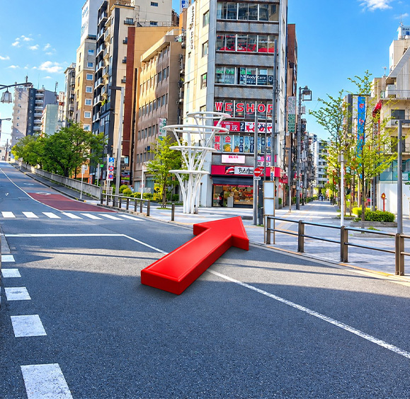商店街・目印